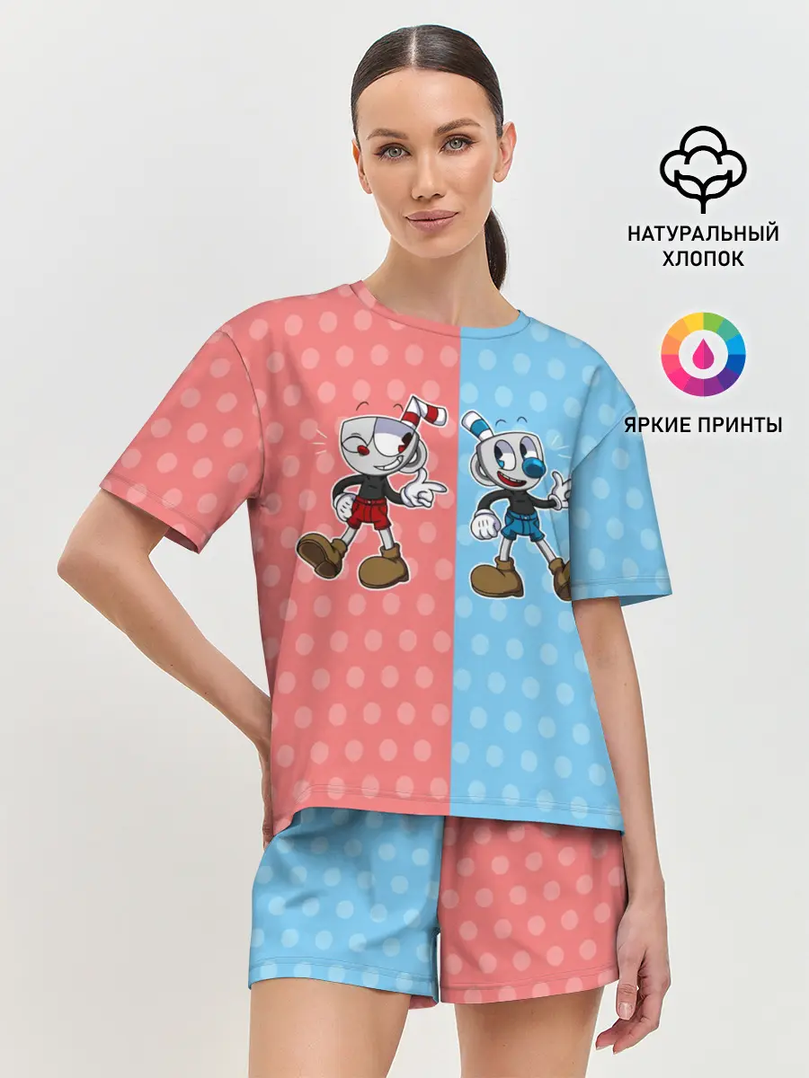 Женская пижама с шортами / caphead