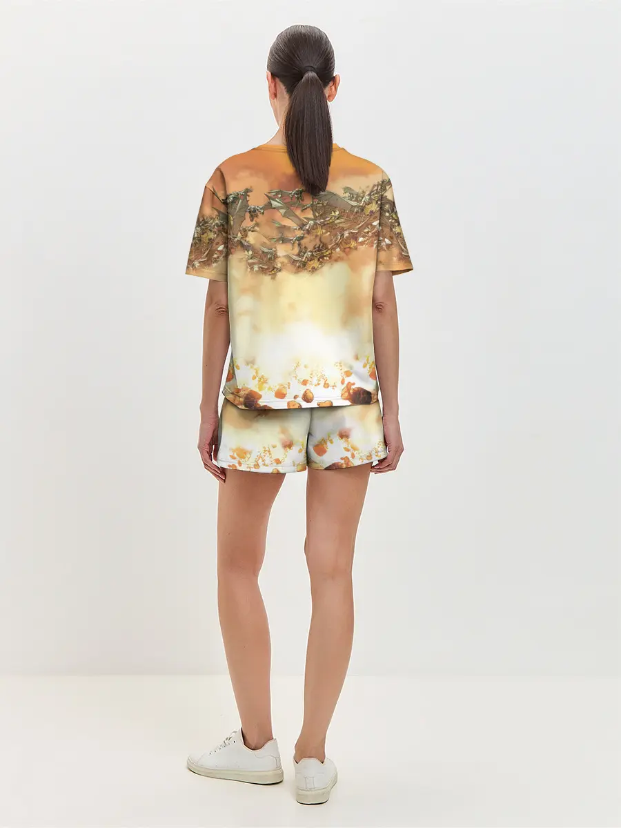 Женская пижама с шортами / Дарксайд и парадемоны