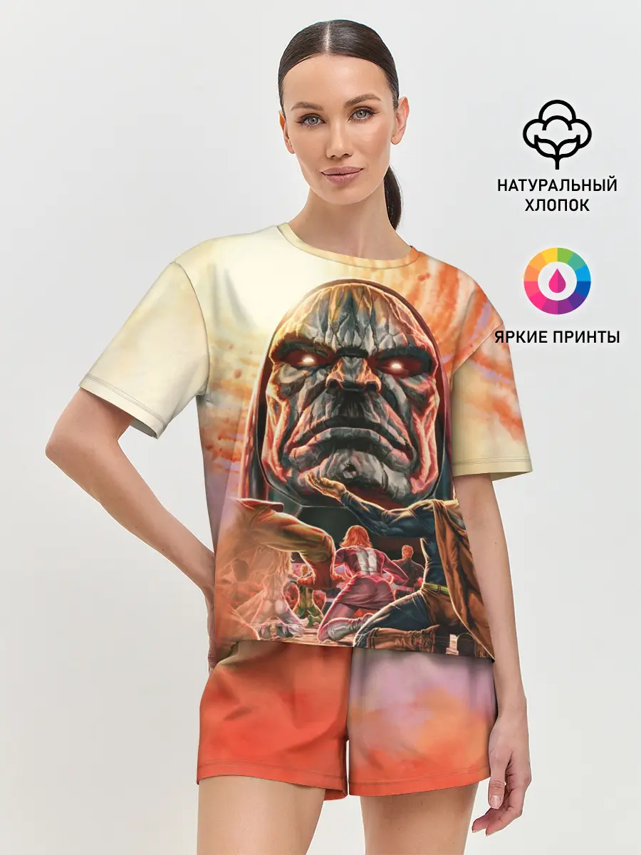 Женская пижама с шортами / Darkseid | Дарксайд смотрит с высока