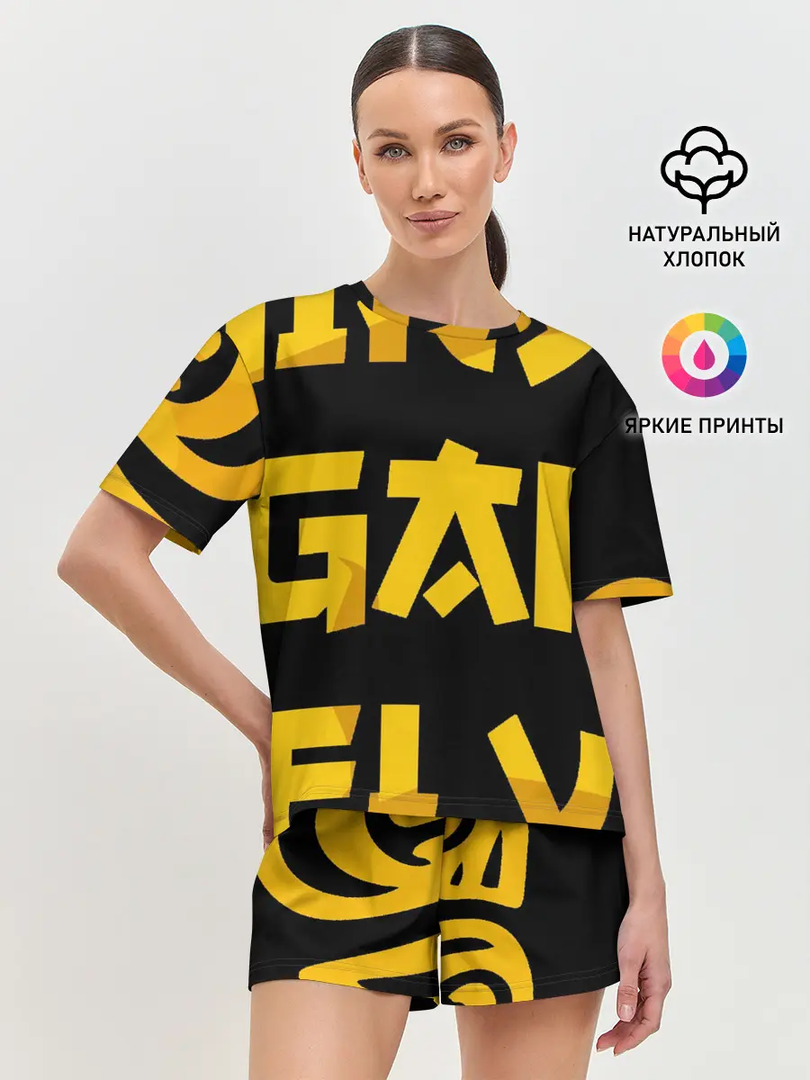 Женская пижама с шортами / Asia Gold