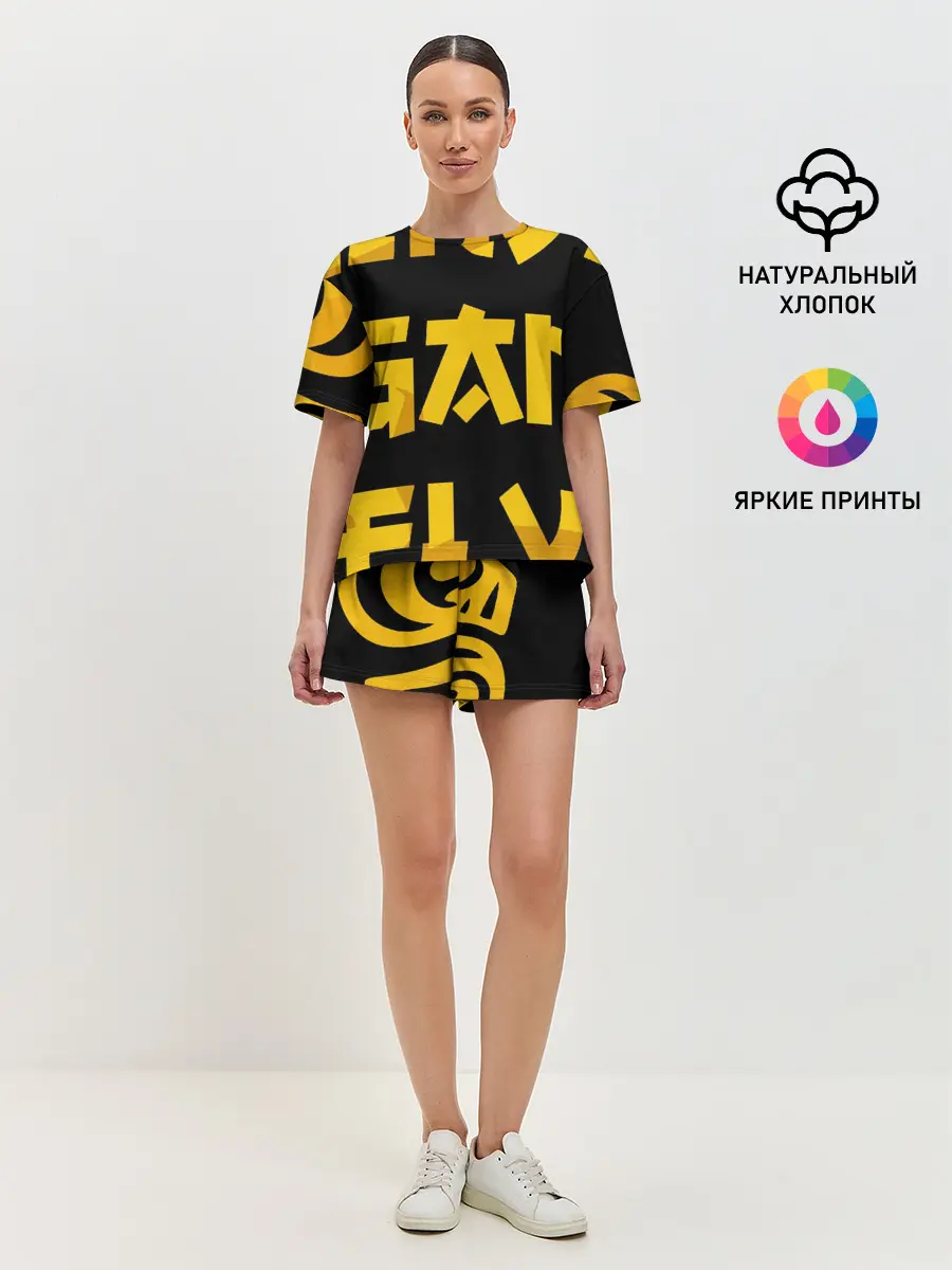 Женская пижама с шортами / Asia Gold