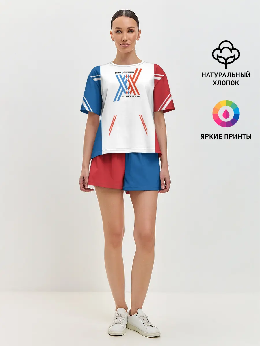 Женская пижама с шортами / Darling in the Franxx