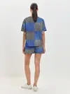 Женская пижама с шортами / Denim Patchwork