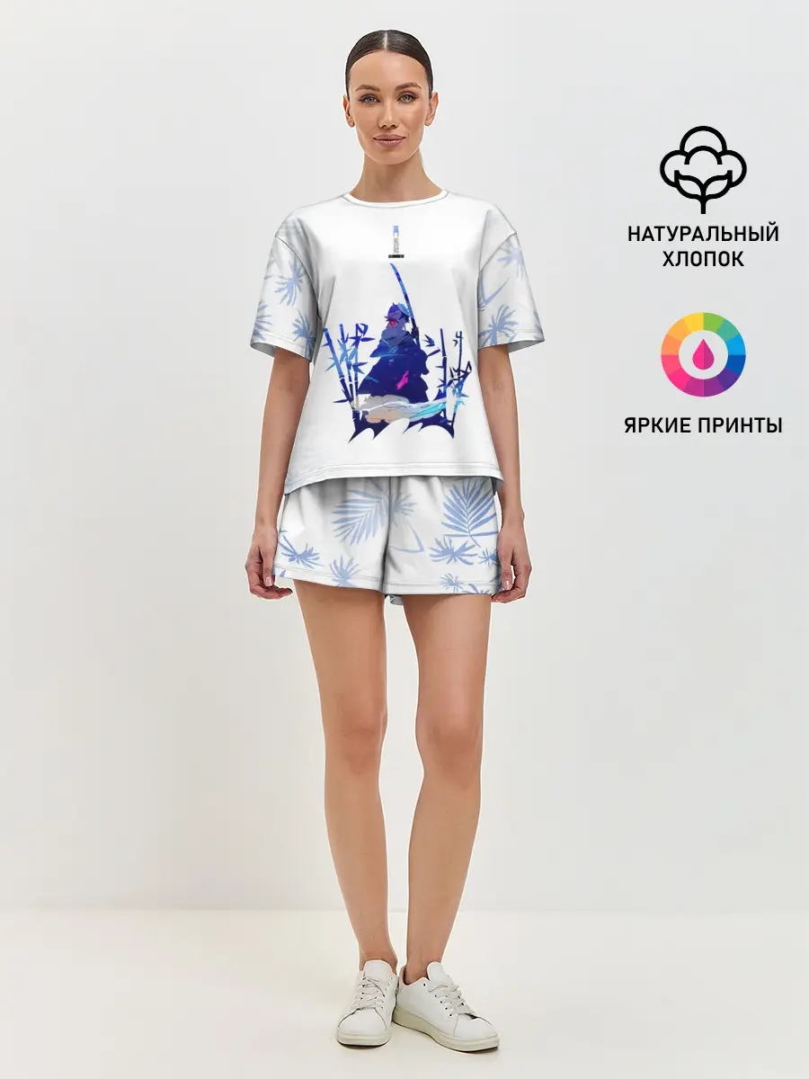 Женская пижама с шортами / Истребитель демонов : Kimetsu no Yaiba