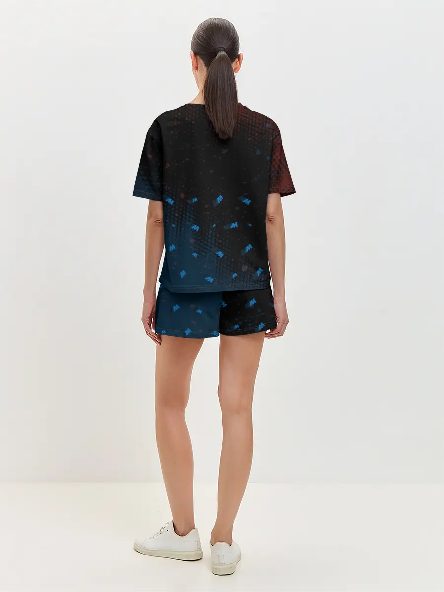 Женская пижама с шортами / BMW - Halftone