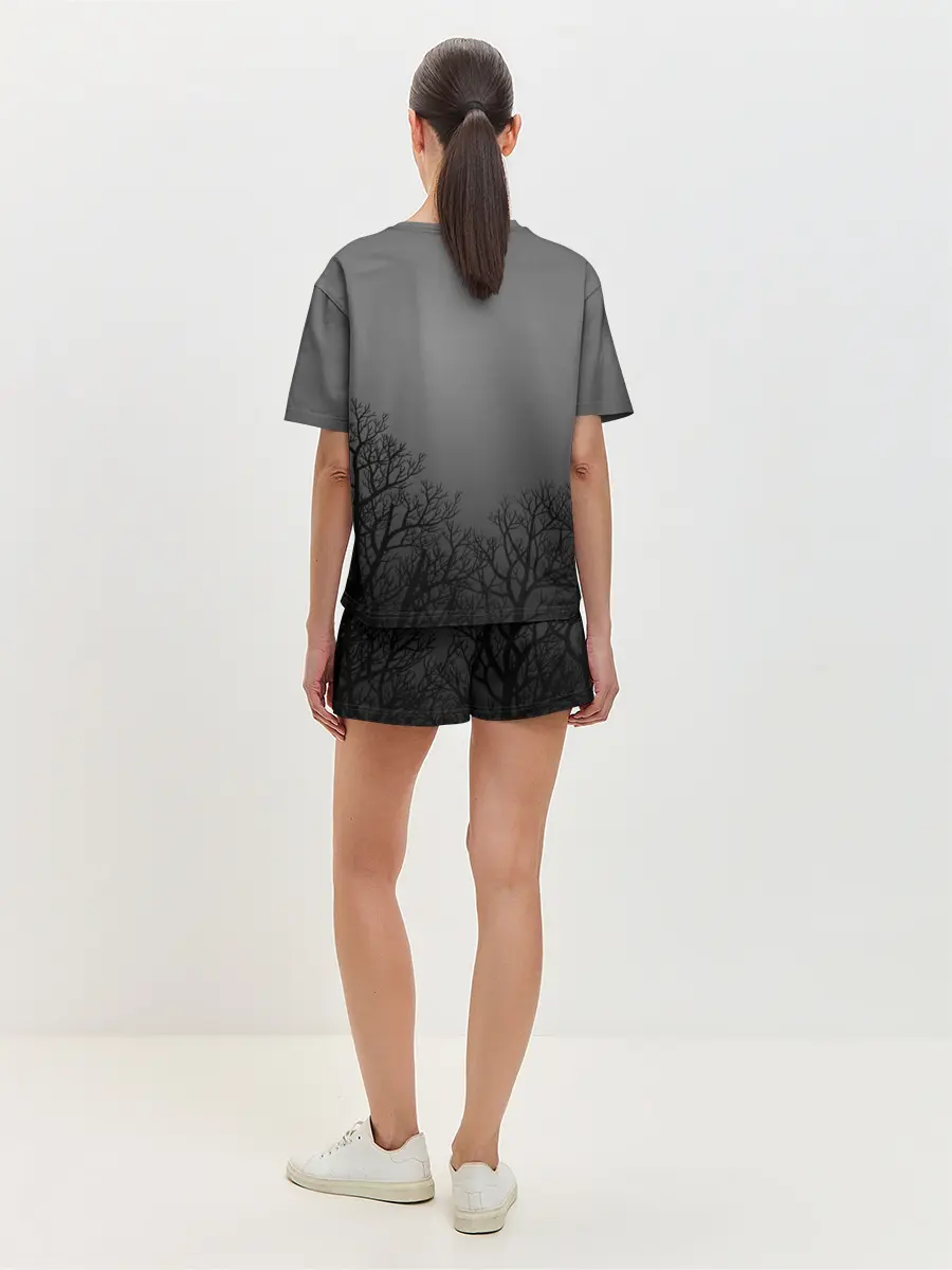 Женская пижама с шортами / СИРЕНОГОЛОВЫЙ