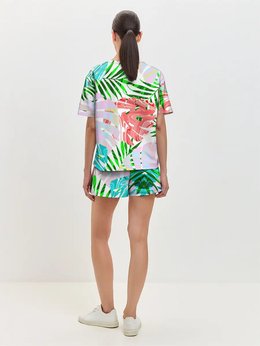 Женская пижама с шортами / ЛИСТЬЯ 2.0