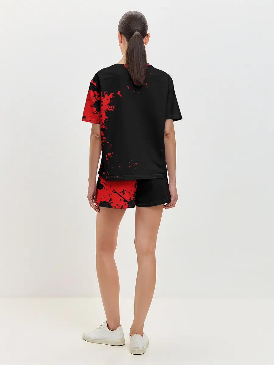 Женская пижама с шортами / Танджиро Kimetsu no Yaiba