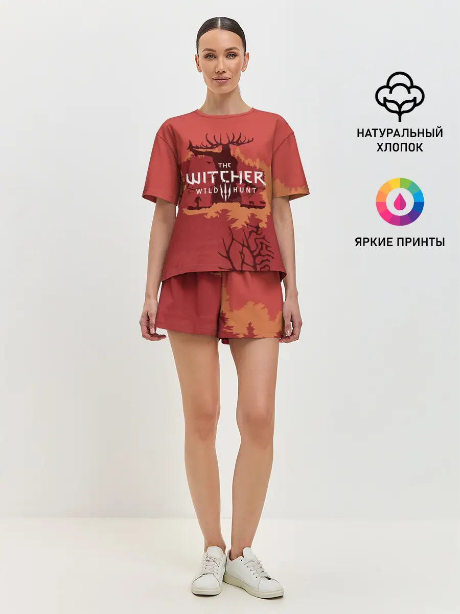 Женская пижама с шортами / ВЕДЬМАК