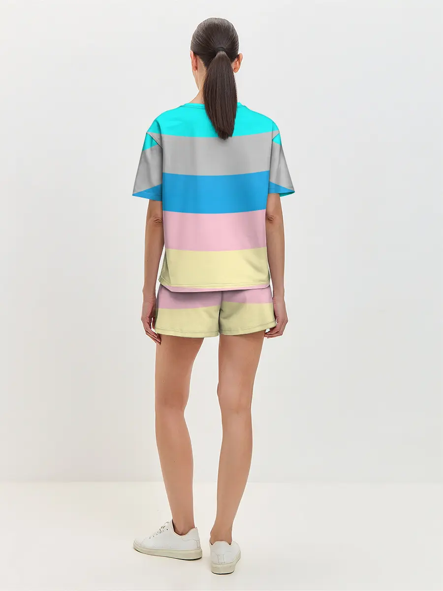 Женская пижама с шортами / Флаг аниме