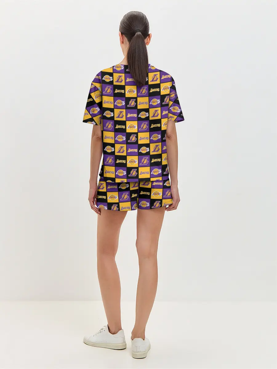 Женская пижама с шортами / LA LAKERS | ЛЕЙКЕРС