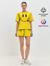 Женская пижама с шортами / Смайлик