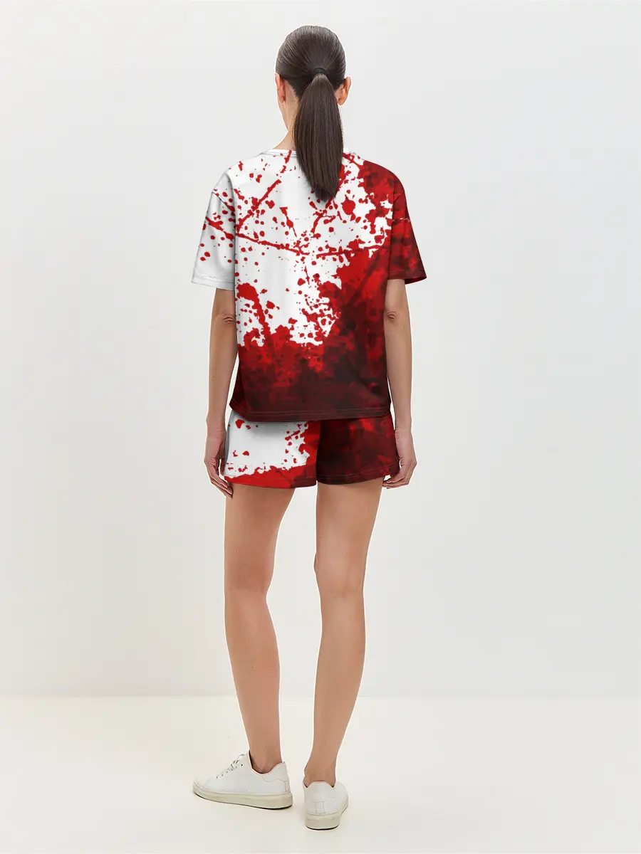 Женская пижама с шортами / HALLOWEEN BLOOD