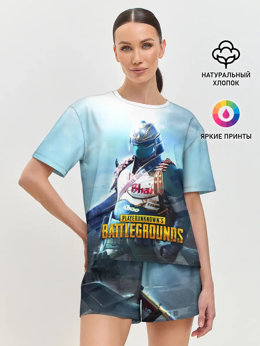 Женская пижама с шортами / PUBG