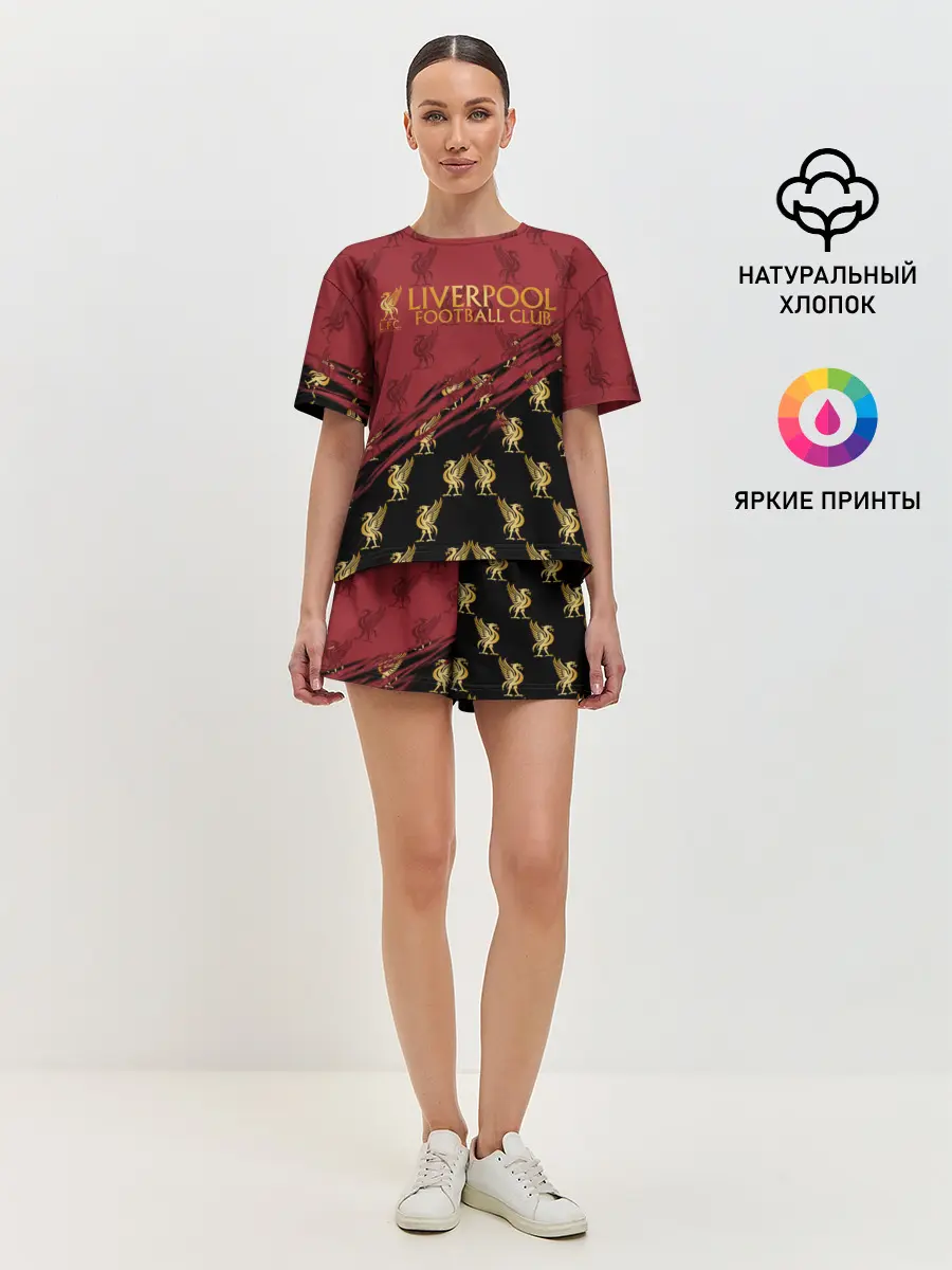 Женская пижама с шортами / LIVERPOOL.