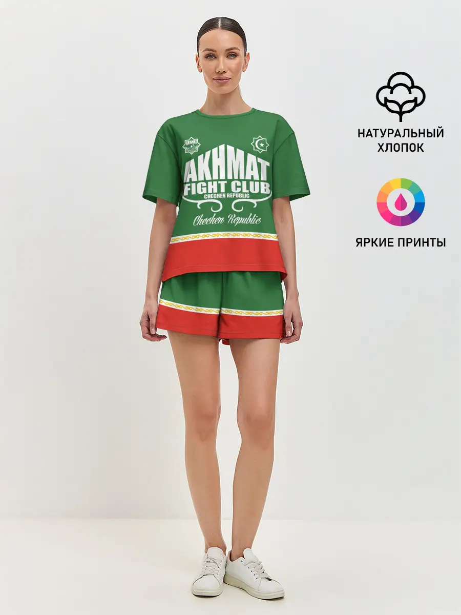 Женская пижама с шортами / FIGHT CLUB AKHMAT