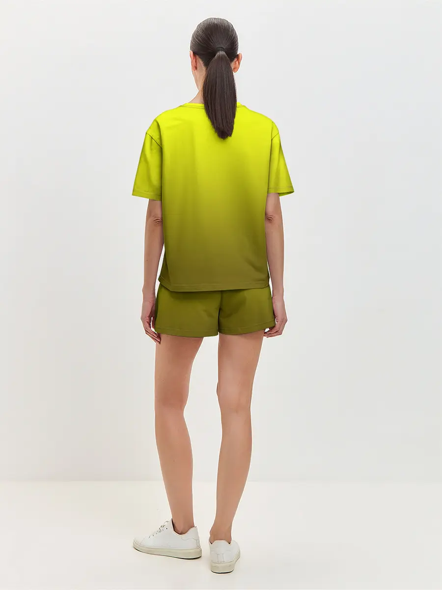 Женская пижама с шортами / утро доброе я нет