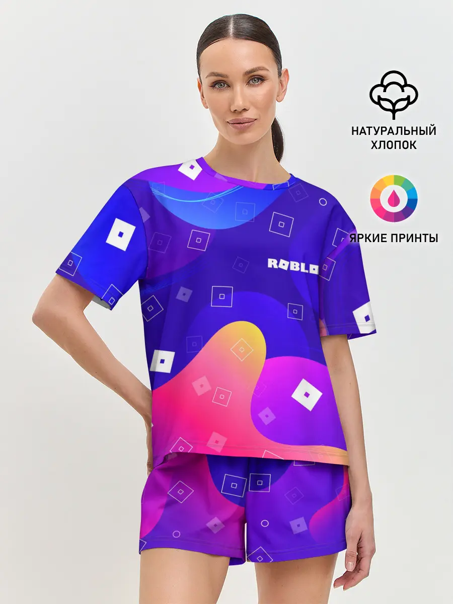 Женская пижама с шортами / ROBLOX