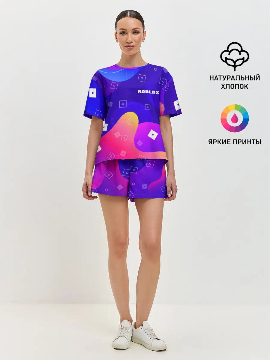Женская пижама с шортами / ROBLOX