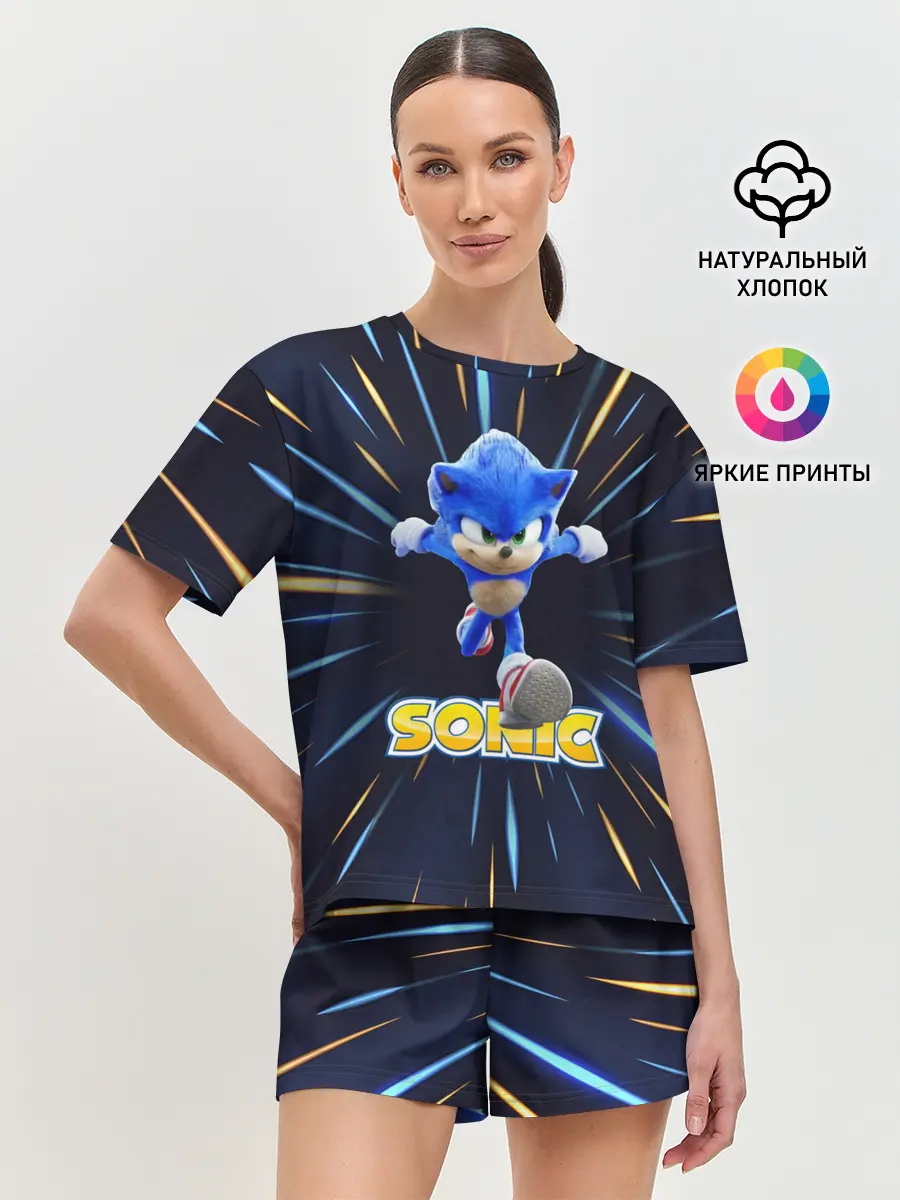 Женская пижама с шортами / SONIC.