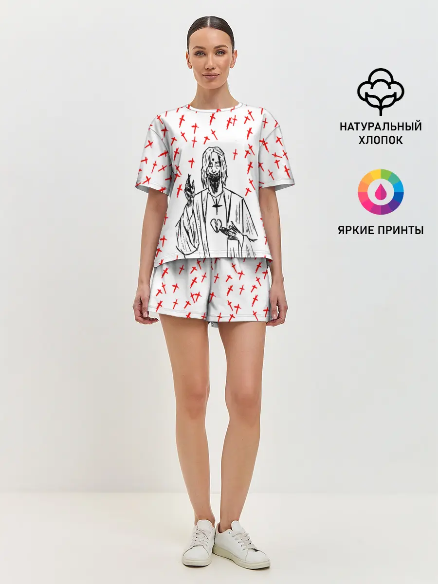 Женская пижама с шортами / GHOSTEMANE