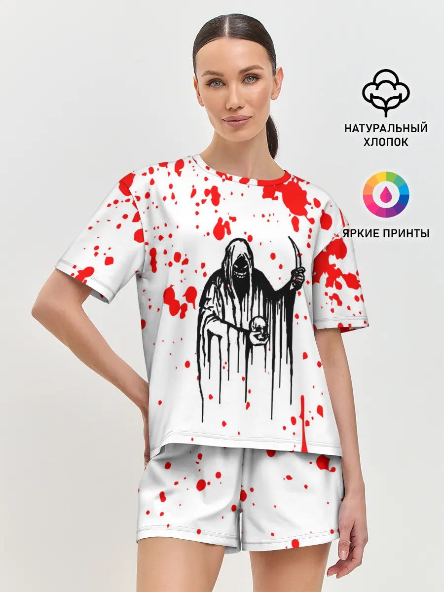 Женская пижама с шортами / GHOSTEMANE