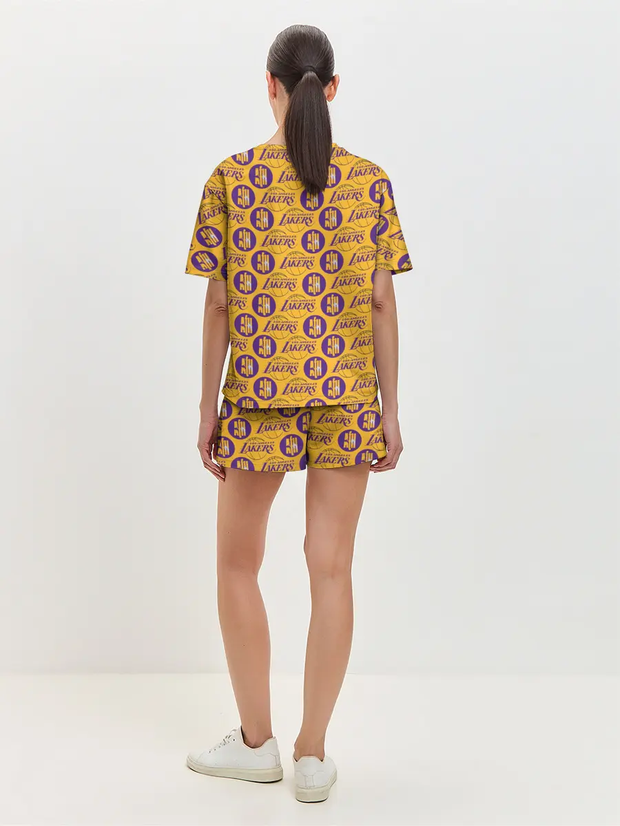 Женская пижама с шортами / LA LAKERS