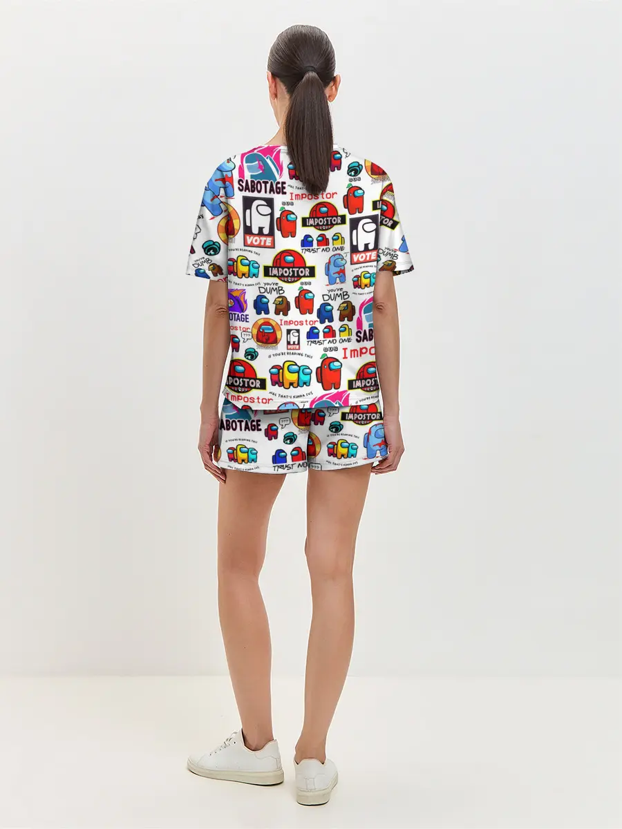 Женская пижама с шортами / AMONG US