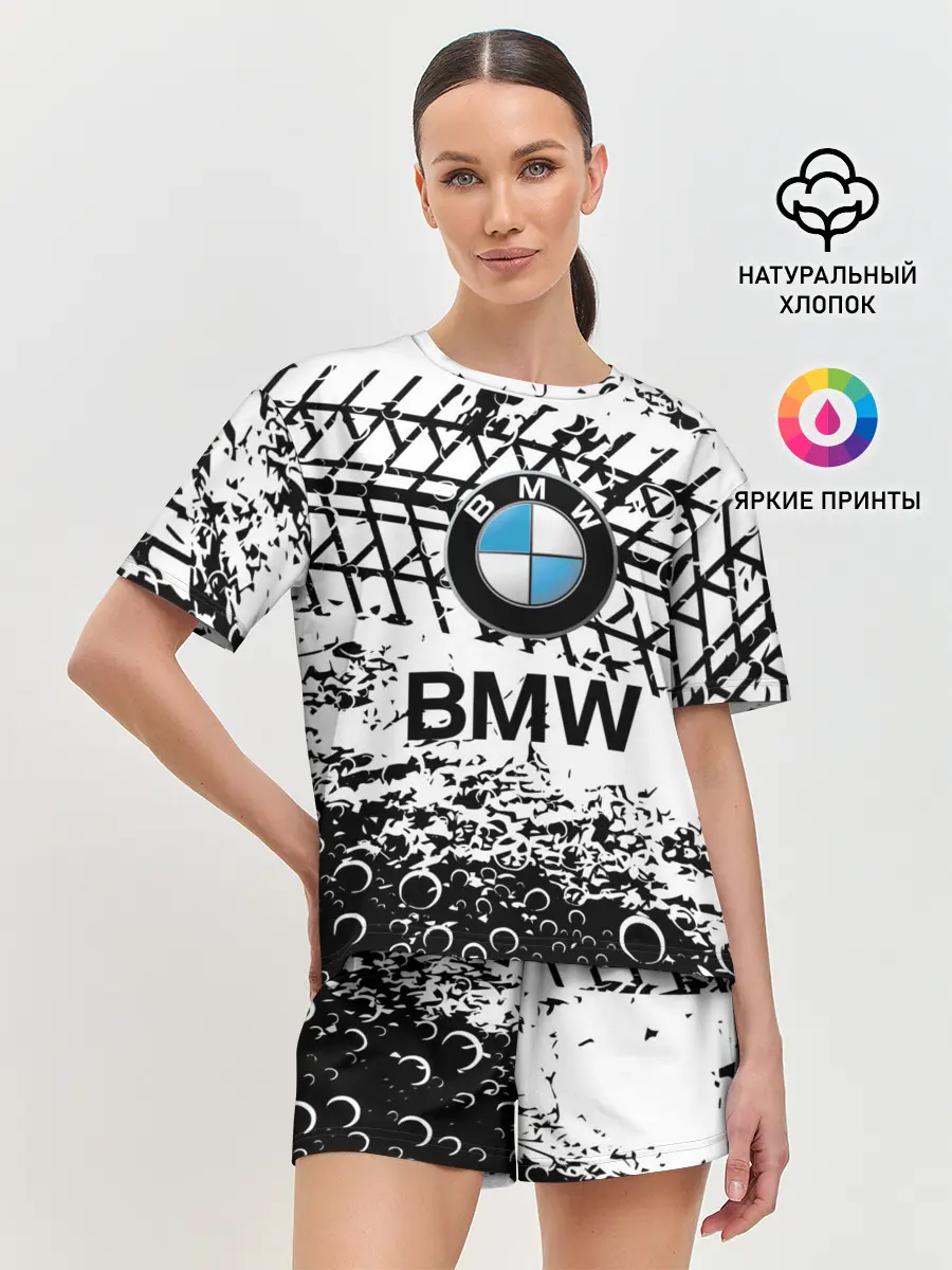 Женская пижама с шортами / BMW.