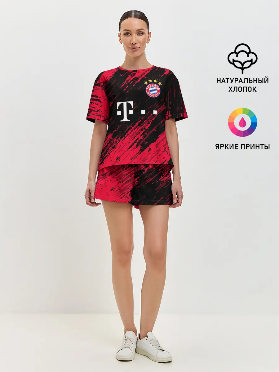 Женская пижама с шортами / BAYERN MUNCHEN / БАВАРИЯ.