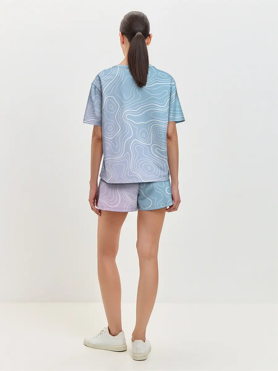 Женская пижама с шортами / BTS / БТС.