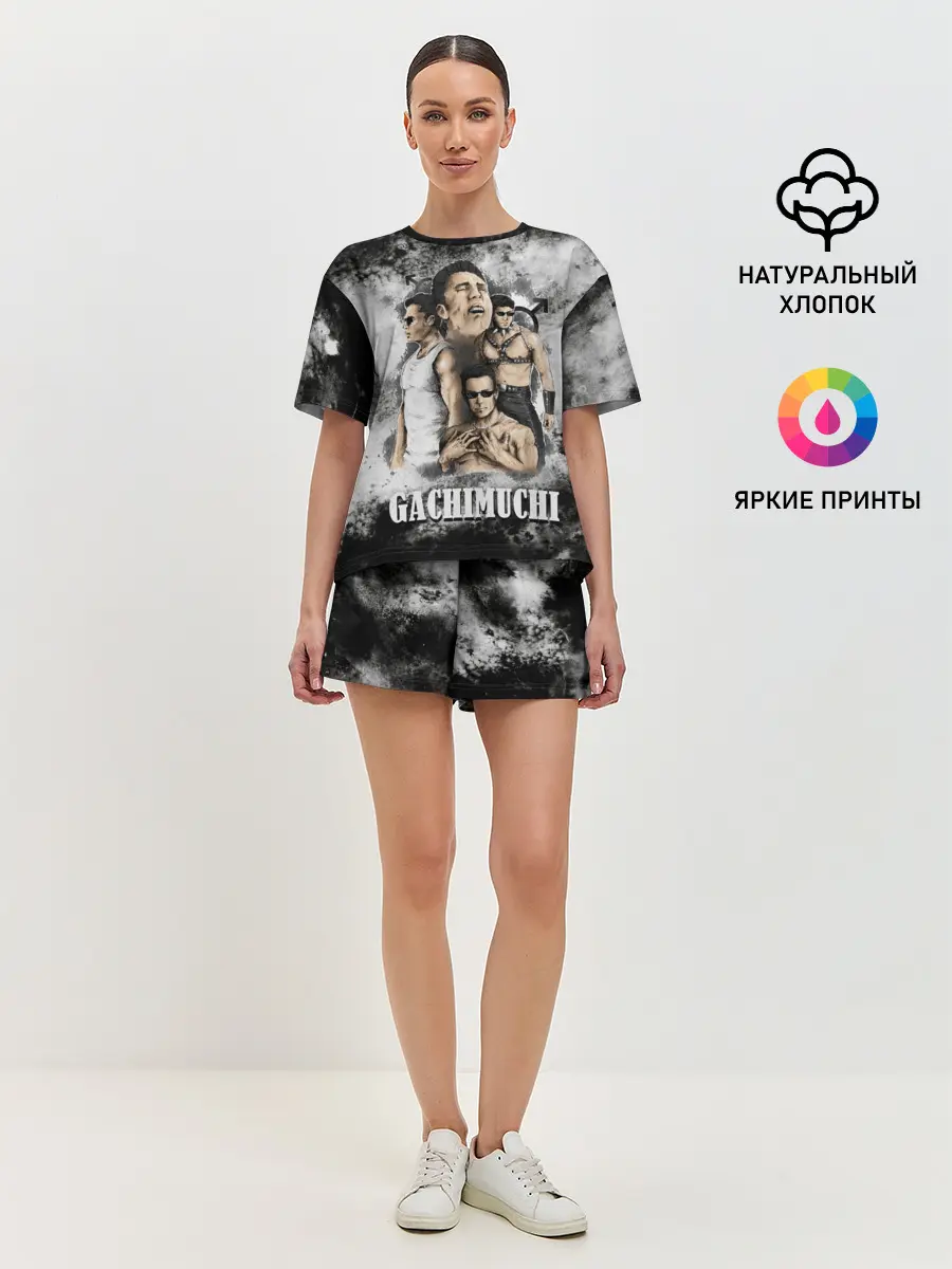 Женская пижама с шортами / Gachimuchi | 1.1