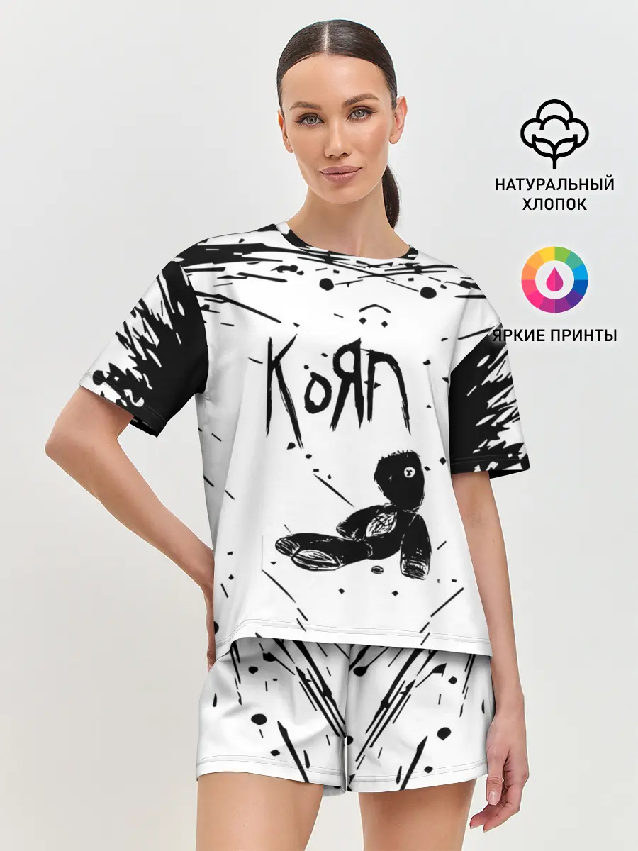 Женская пижама с шортами / korn