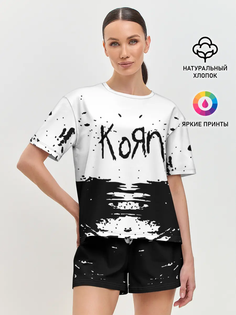 Женская пижама с шортами / korn