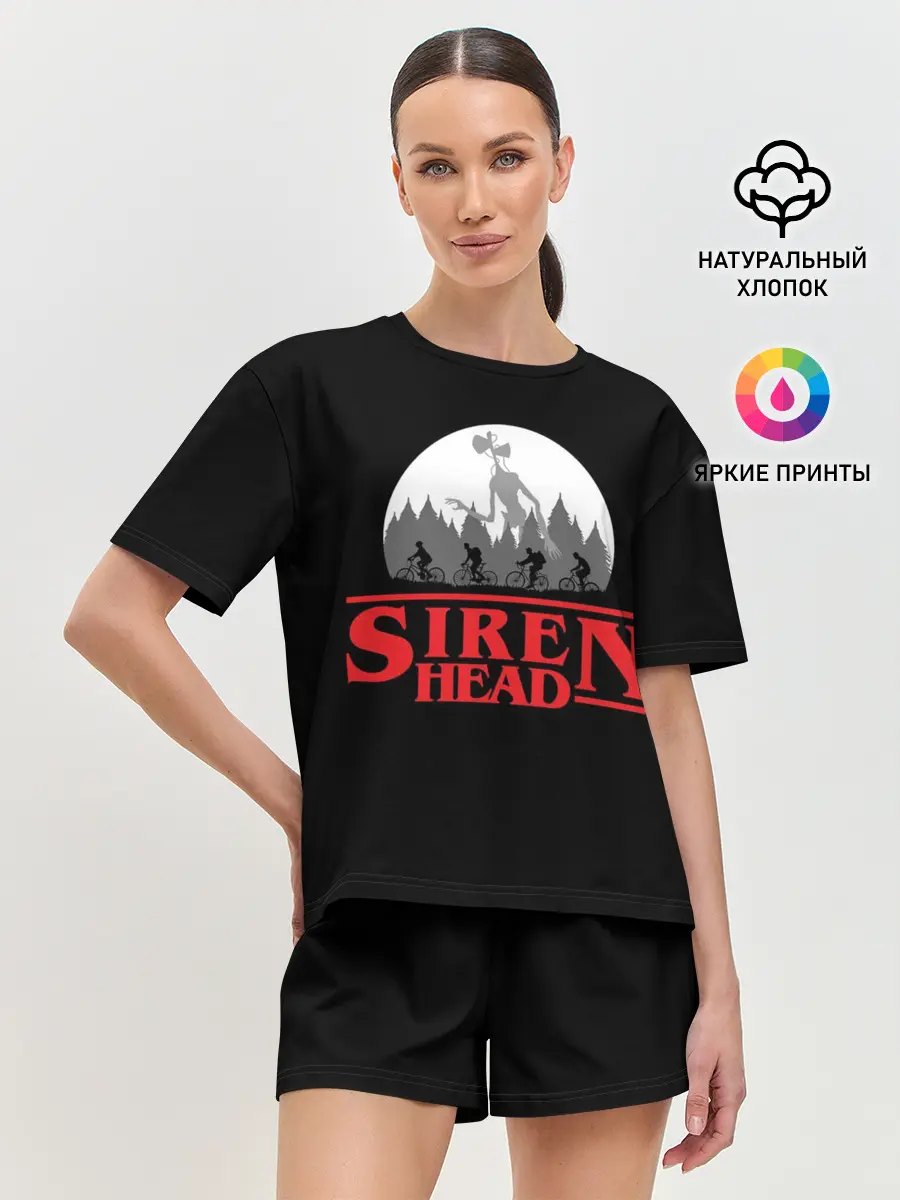 Женская пижама с шортами / Siren Head