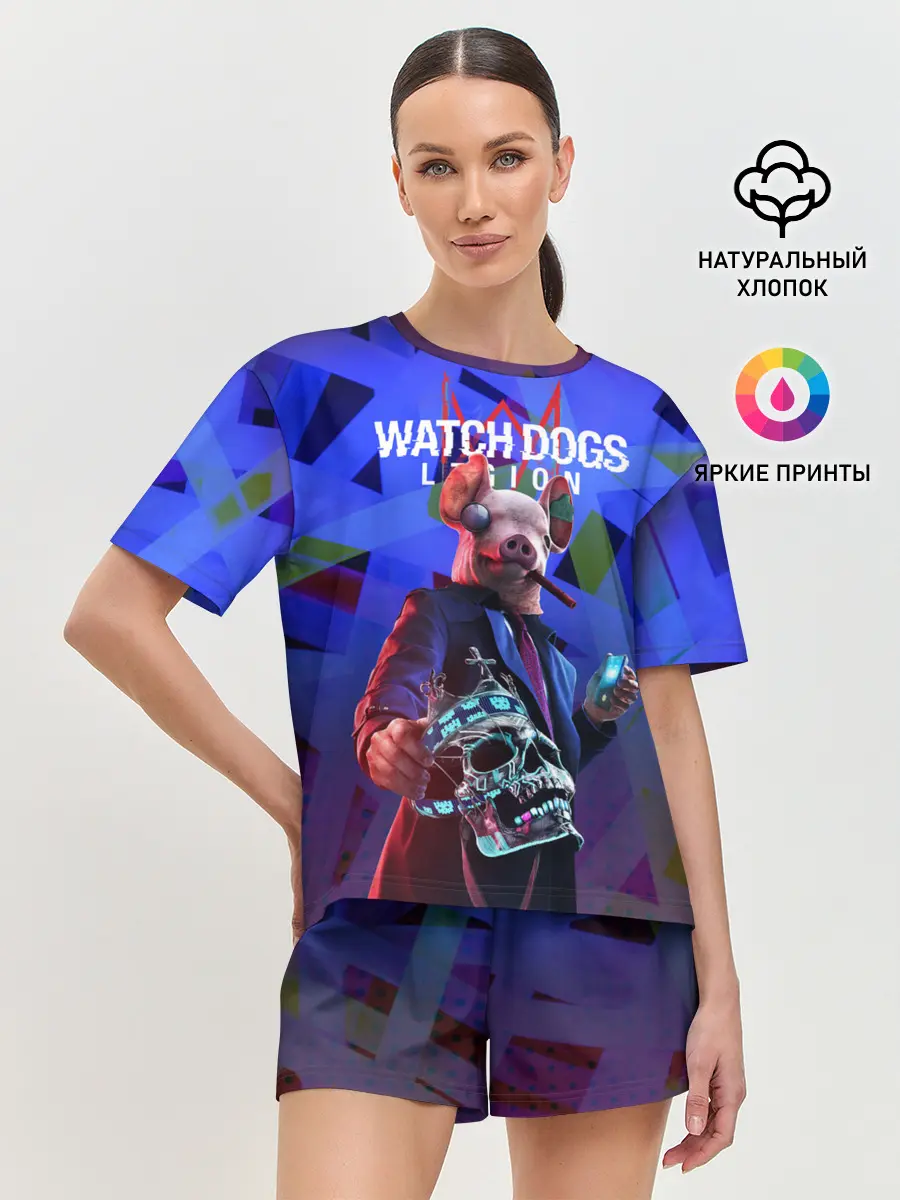 Женская пижама с шортами / Watch Dogs: Legion