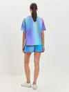 Женская пижама с шортами / СИЯЙ