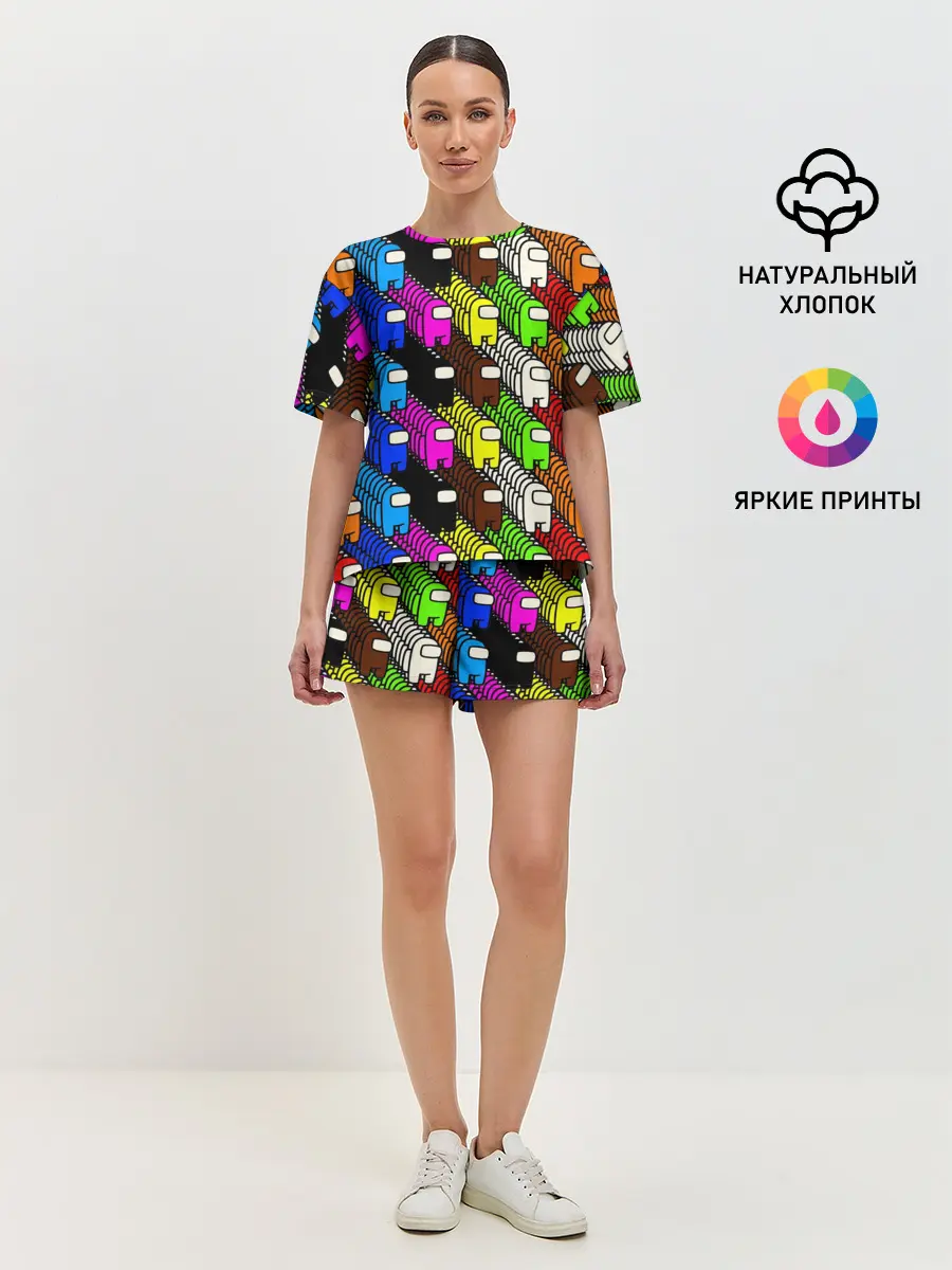 Женская пижама с шортами / AMONG US