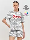 Женская пижама с шортами / Япония | Страна Восходящего Солнца