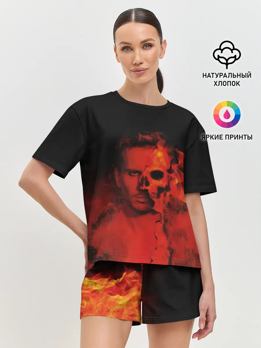 Женская пижама с шортами / Фая