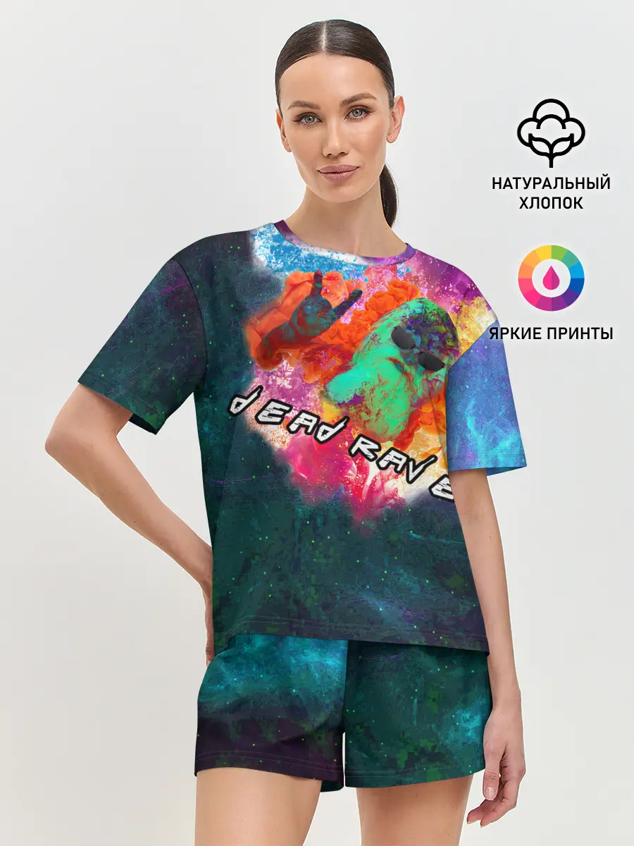 Женская пижама с шортами / Dead Rave