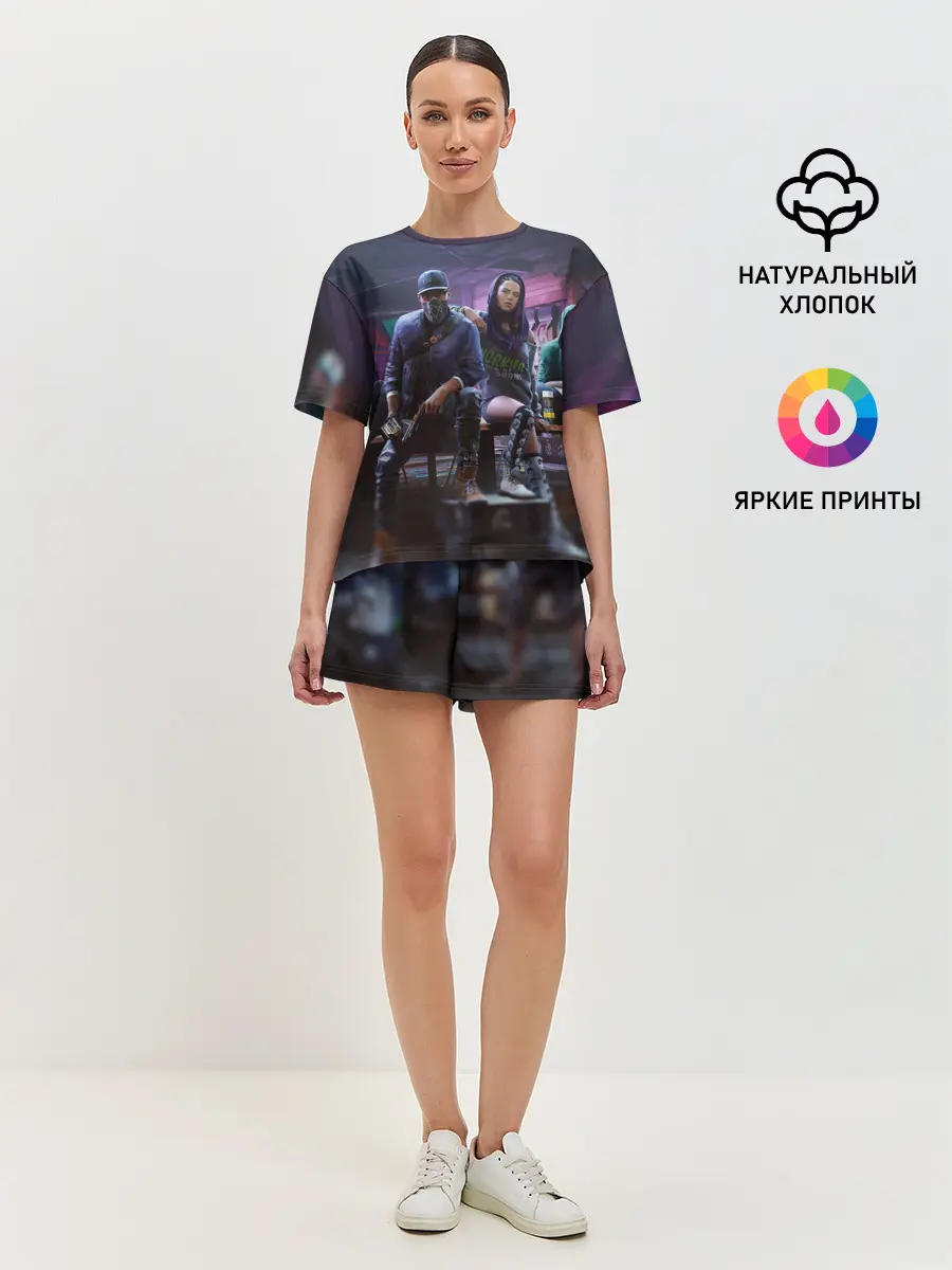 Женская пижама с шортами / Watch dogs