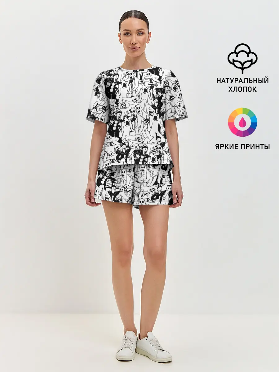 Женская пижама с шортами / GHOSTEMANE