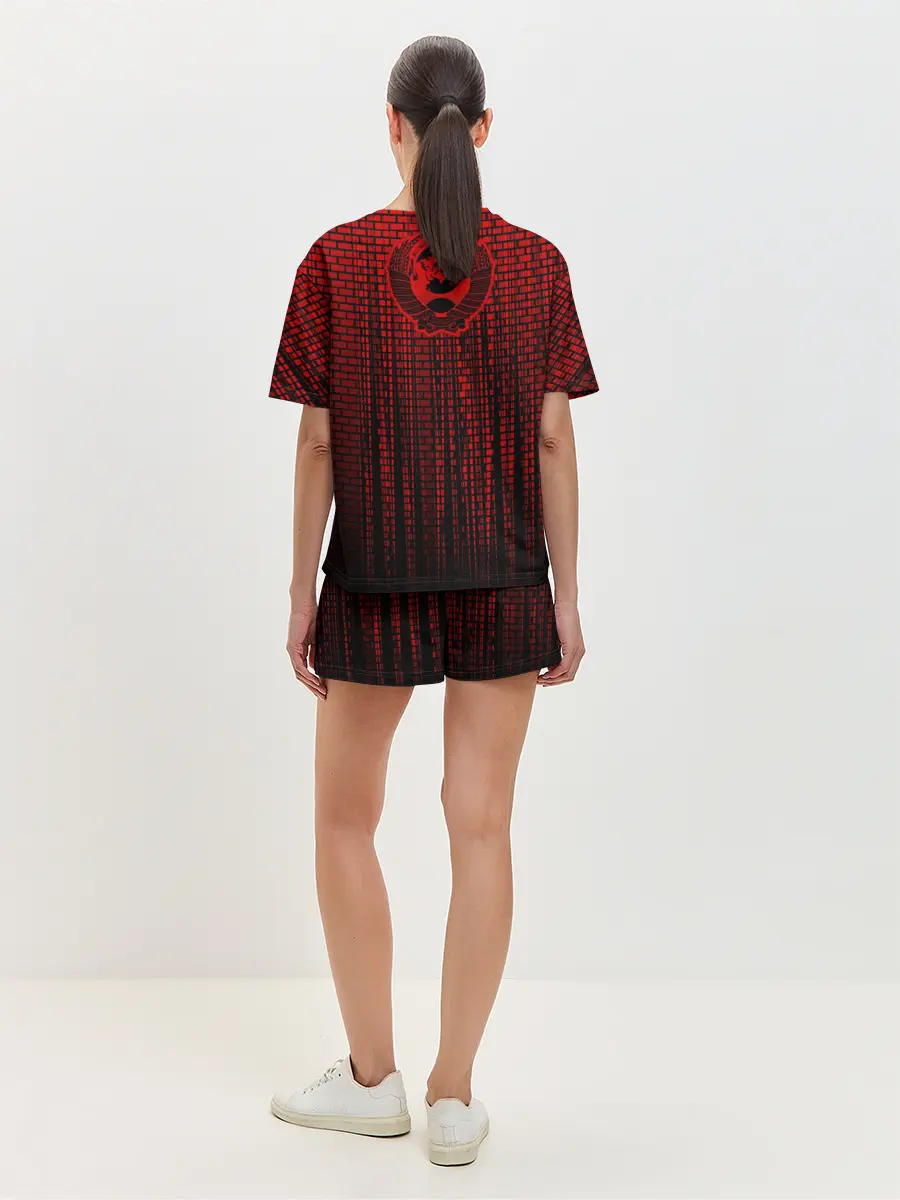 Женская пижама с шортами / Ленин