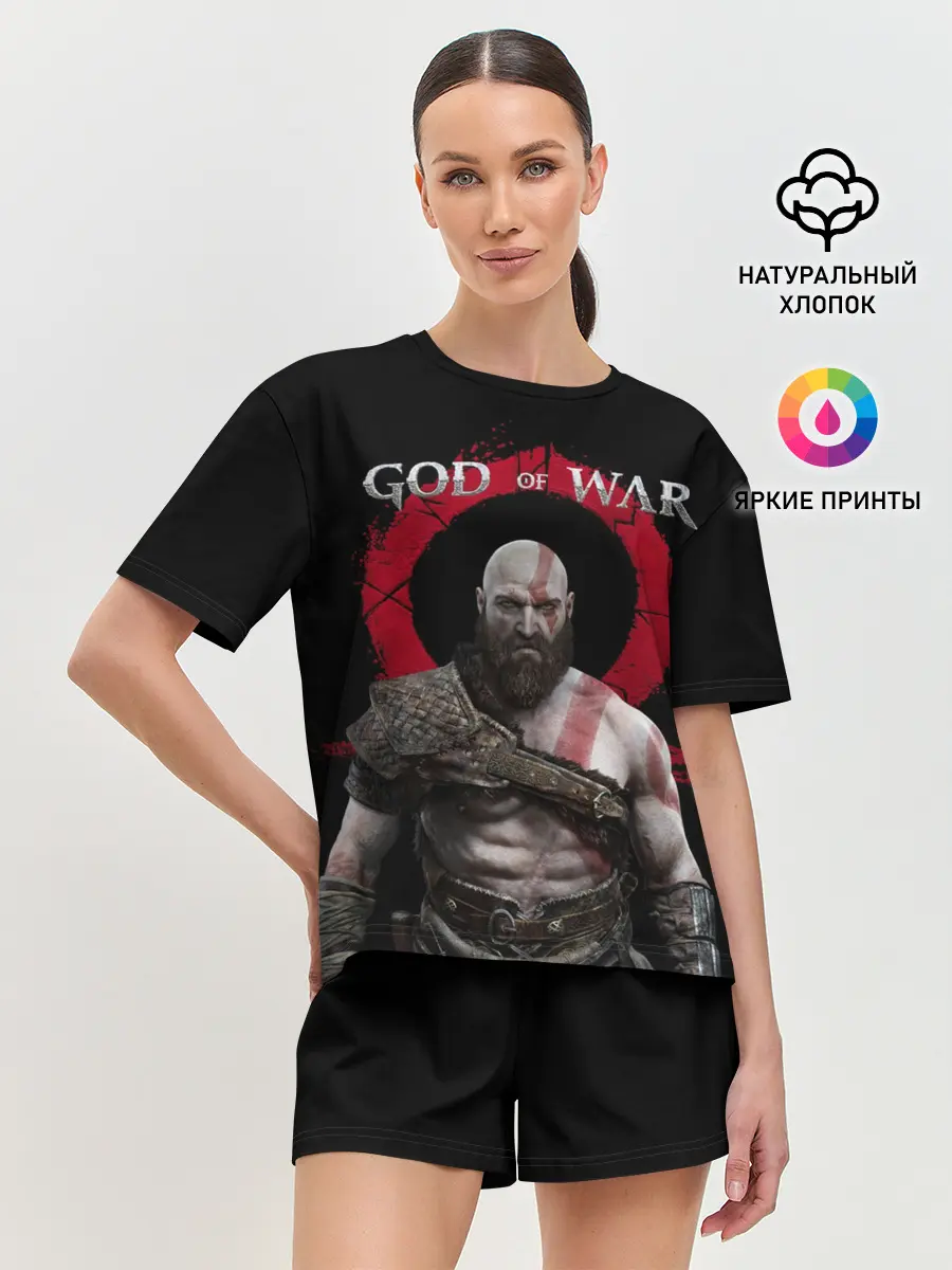 Женская пижама с шортами / God of War