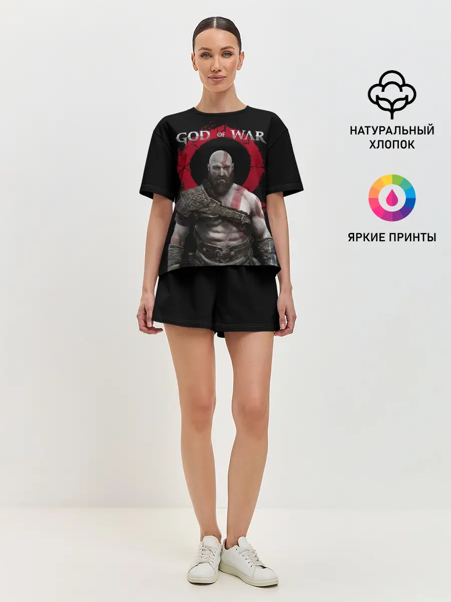 Женская пижама с шортами / God of War