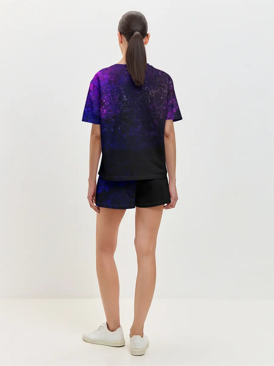 Женская пижама с шортами / Arch Enemy. Neon logo