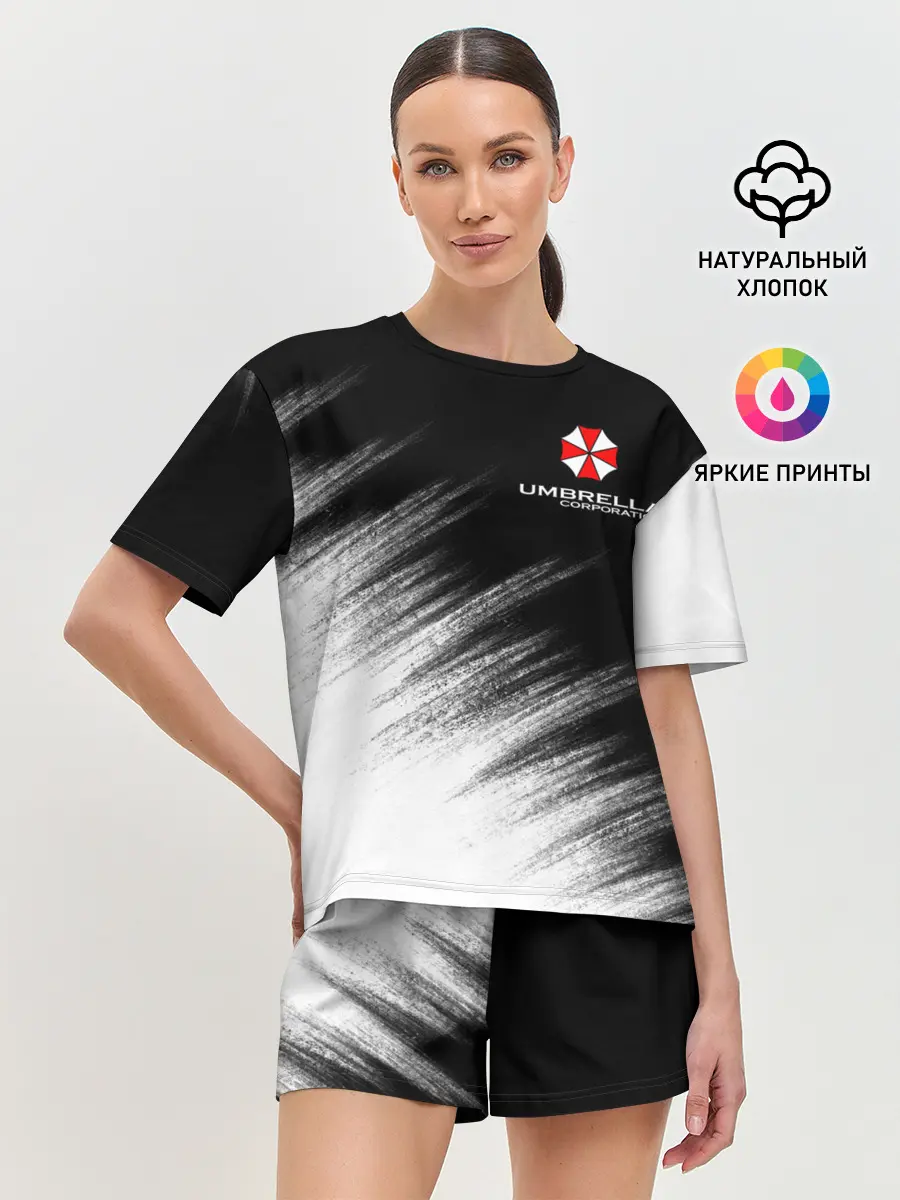 Женская пижама с шортами / Амбрелла