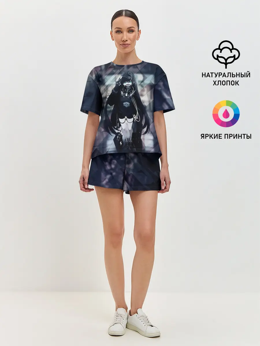 Женская пижама с шортами / Anime Cyber