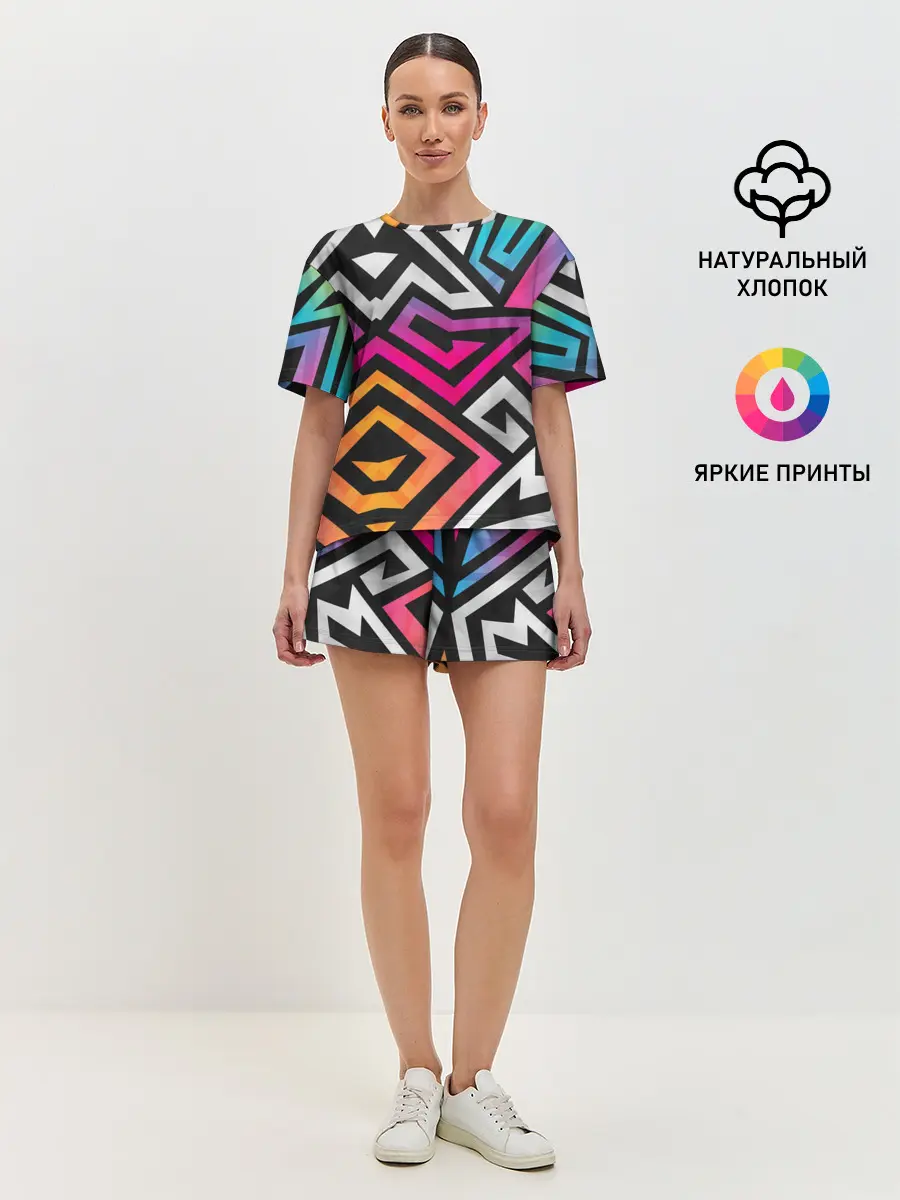 Женская пижама с шортами / GRAFFITY